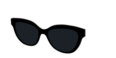 The Non-Polarized Black Sun Top - Angle Top Thumbnail - Pair Eyewear
