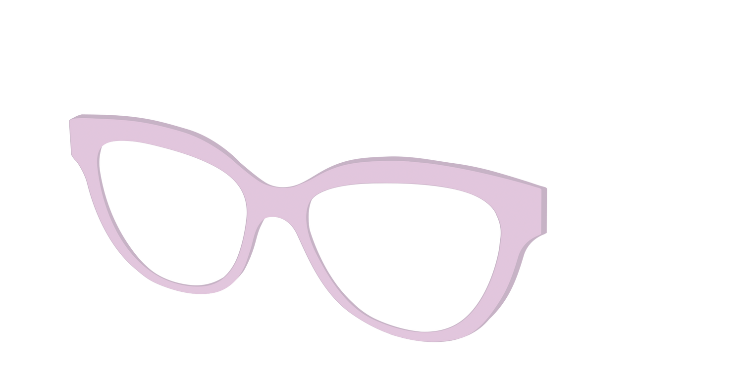 The Blush - Angle Top Image - Pair Eyewear