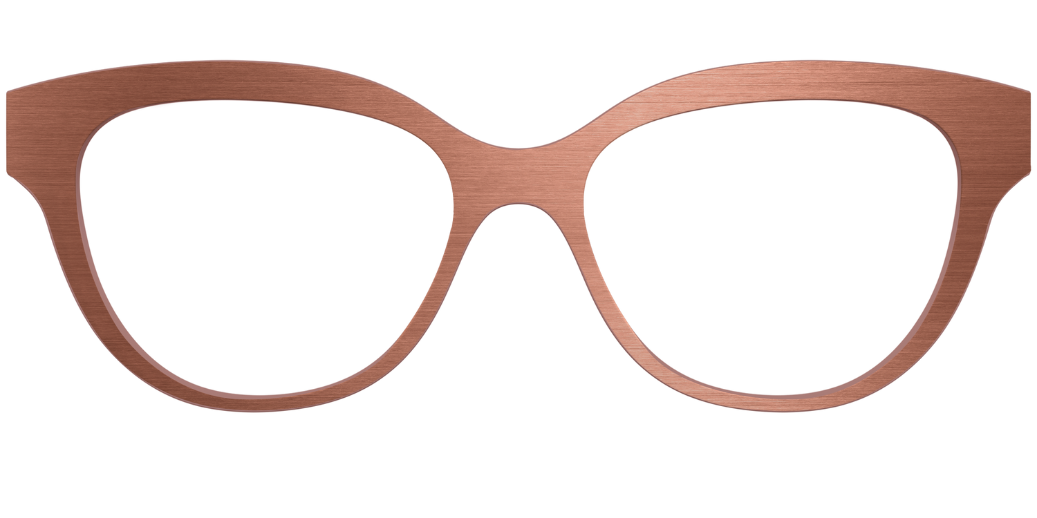 The Brushed Champagne - Front Top Image - Pair Eyewear