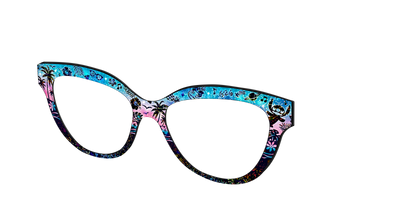 Catching Waves After Dark Holographic - Angle Top Thumbnail - Pair Eyewear
