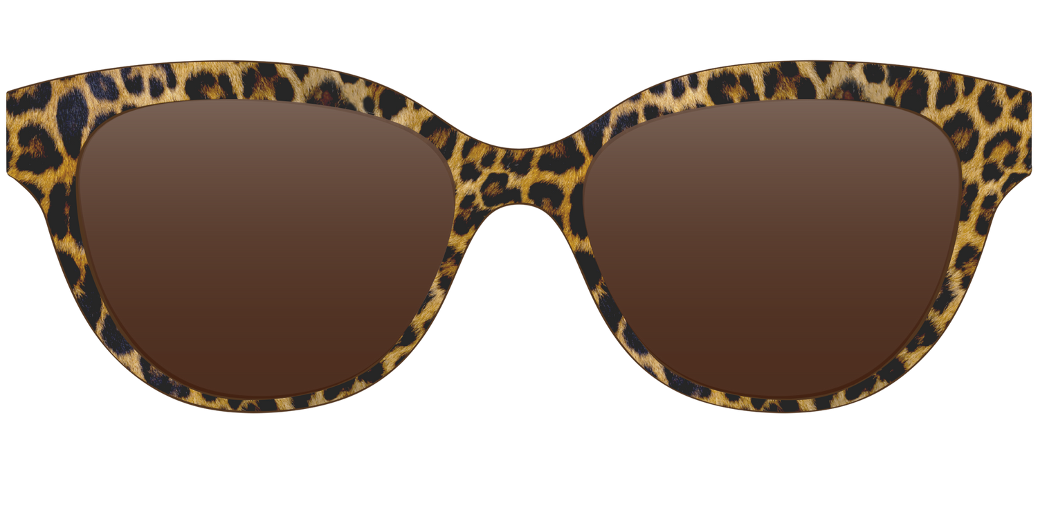 The Polarized Cheetah Spots Sun Top - Front Top Image - Pair Eyewear