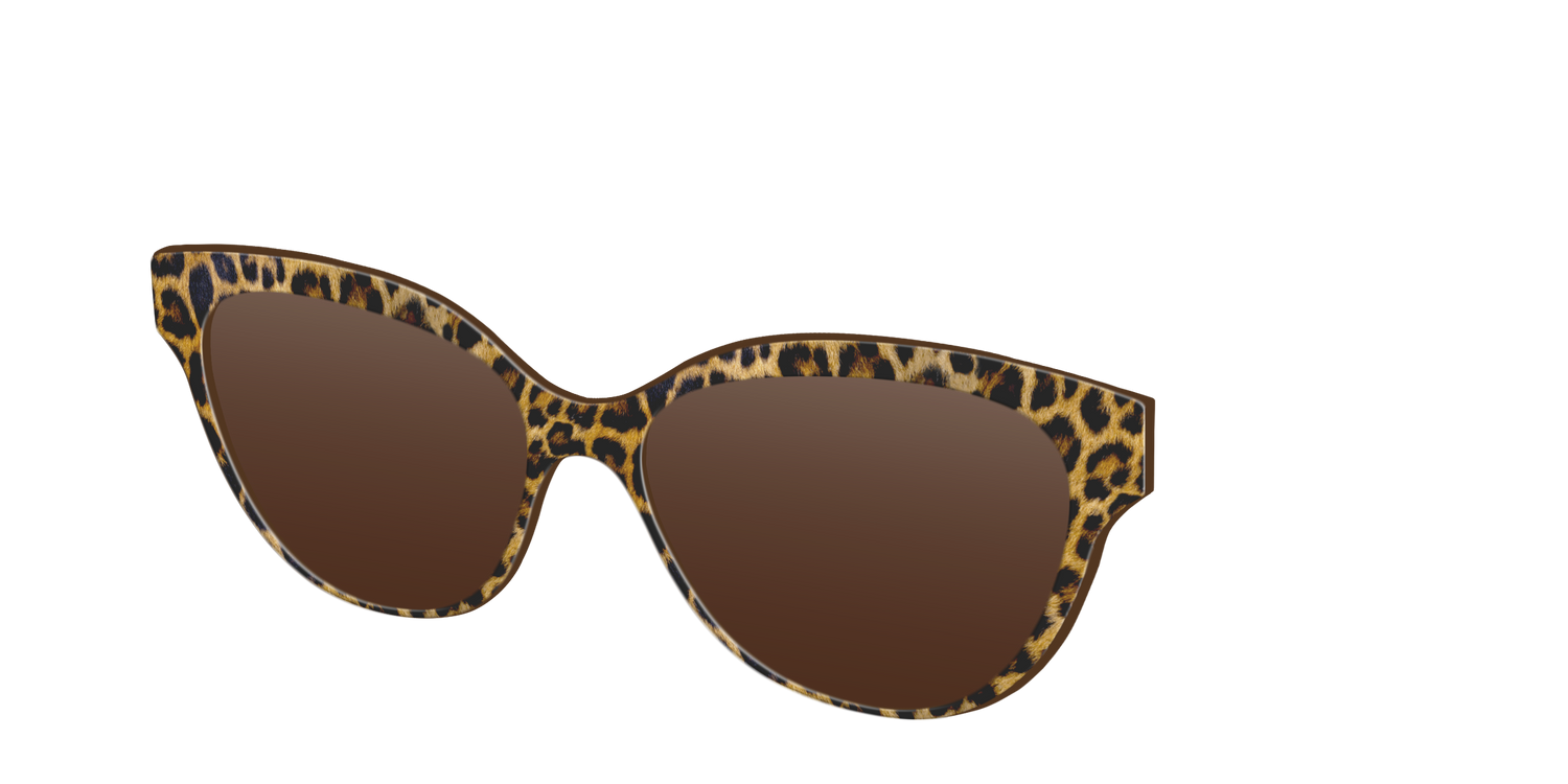 The Polarized Cheetah Spots Sun Top - Angle Top Image - Pair Eyewear