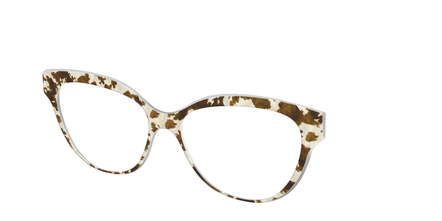 The Cowhide - Angle Top Image - Pair Eyewear