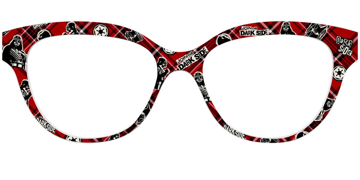 Dark Side Plaid - Front Top Image - Pair Eyewear