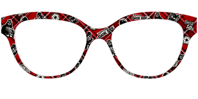 Dark Side Plaid - Front Top Thumbnail - Pair Eyewear