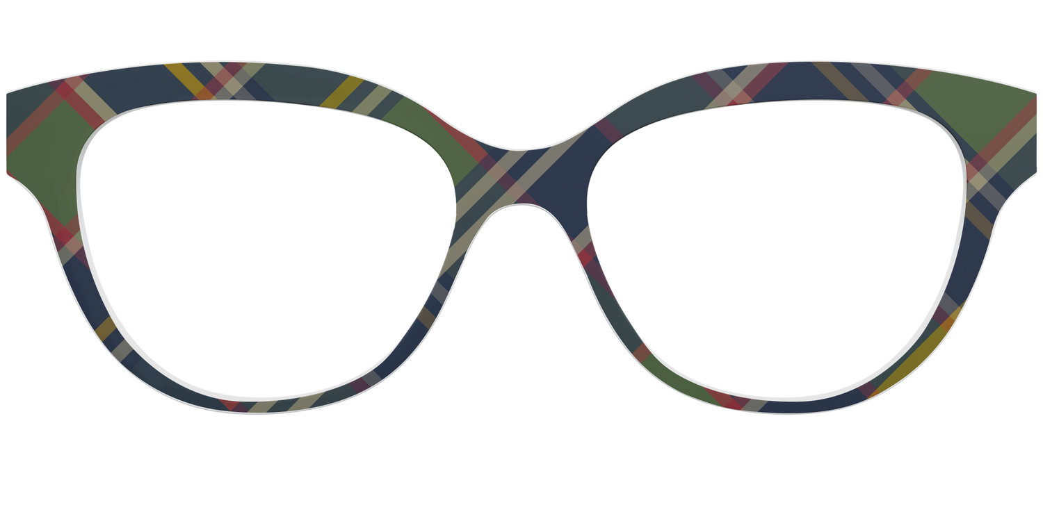 The Flannel Plaid - Front Top Image - Pair Eyewear