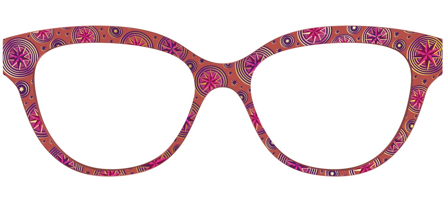 The Gold Foil Luna Lovegood™ - Front Top Image - Pair Eyewear