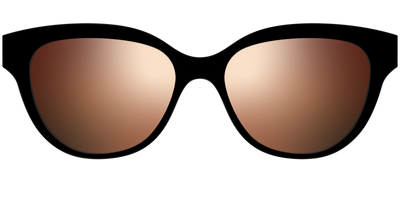 The Polarized Gold Reflective Sun Top - Front Top Thumbnail - Pair Eyewear