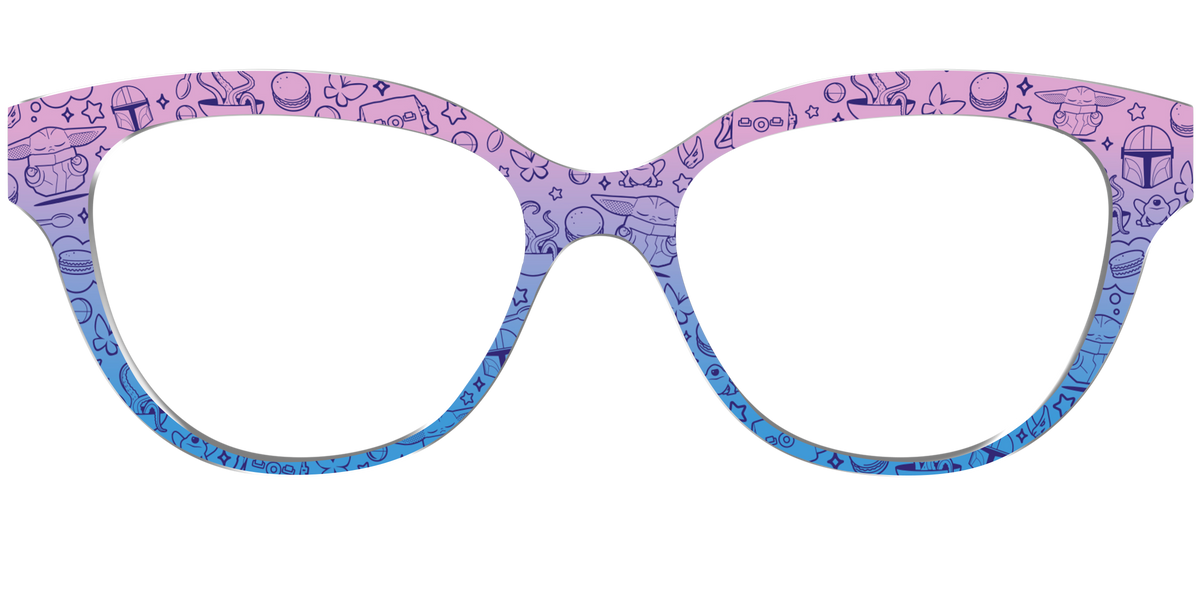 Grogu™ Galaxy Gradient - Front Top Image - Pair Eyewear