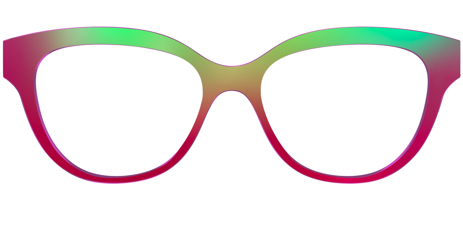 The Guava Ombre - Front Top Image - Pair Eyewear