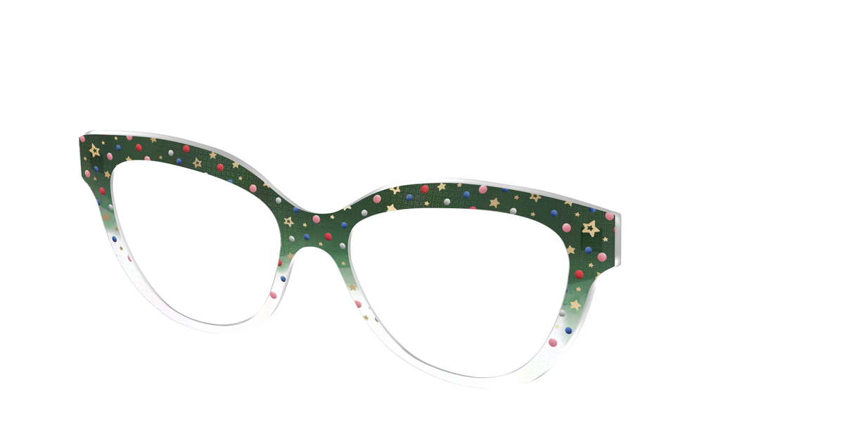 The Holiday Bauble with Foil Crystal - Angle Top Image - Pair Eyewear