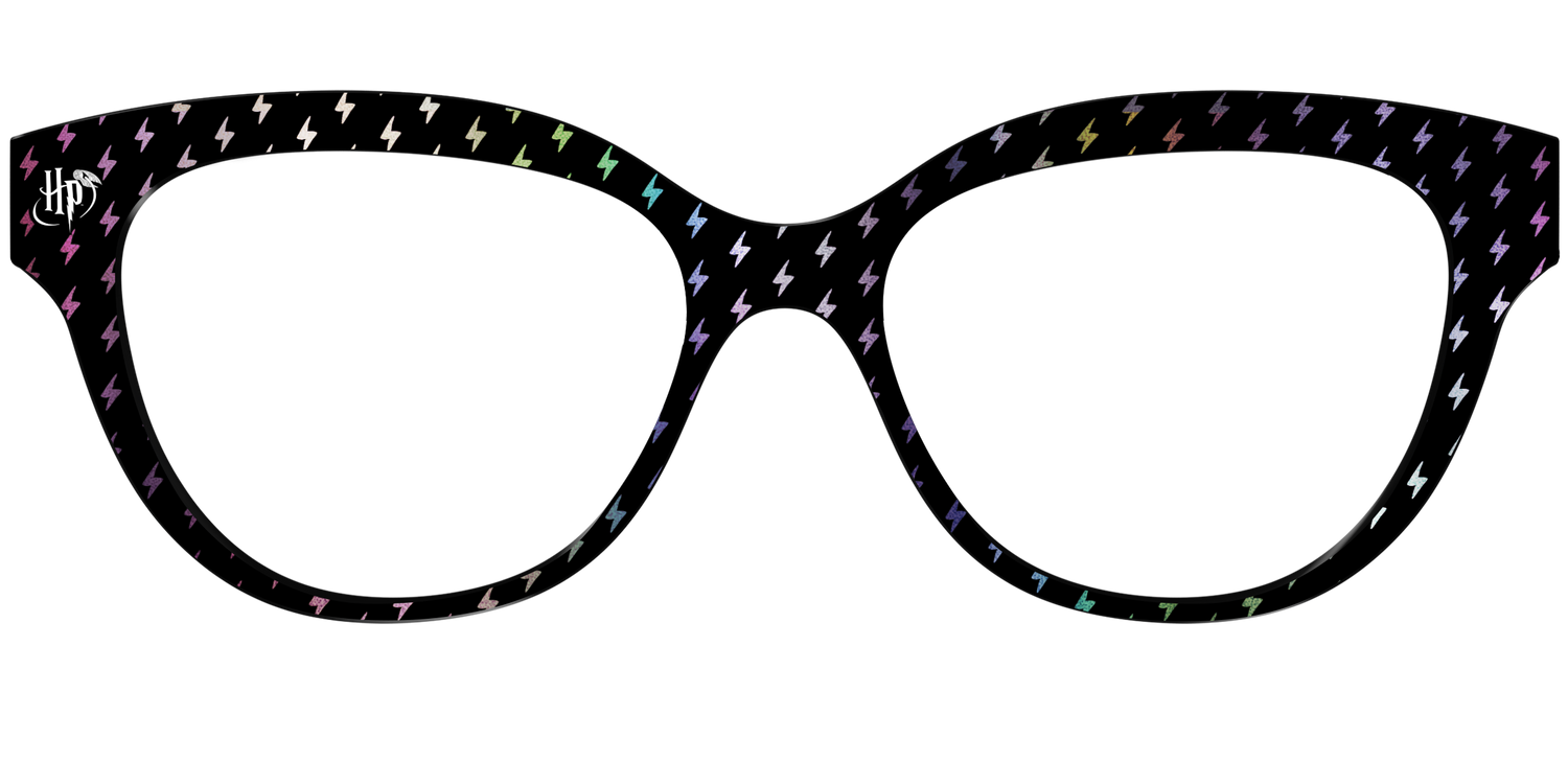 The Holographic Lightning Bolts - Front Top Image - Pair Eyewear