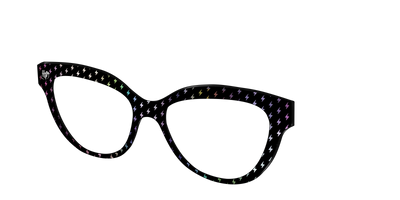 The Holographic Lightning Bolts - Angle Top Thumbnail - Pair Eyewear