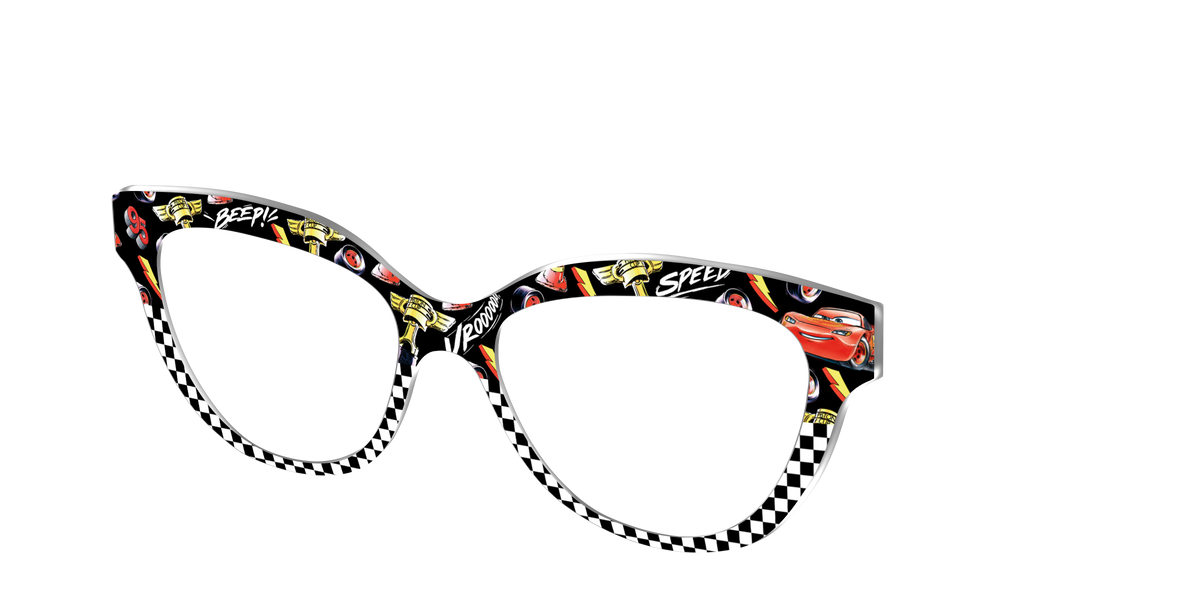 Lightning Mcqueen Speed Split - Angle Top Image - Pair Eyewear