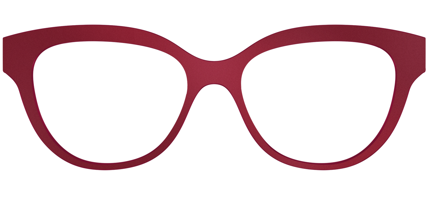 The Matte Burgundy - Front Top Image - Pair Eyewear