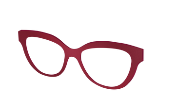 The Matte Burgundy - Angle Top Thumbnail - Pair Eyewear