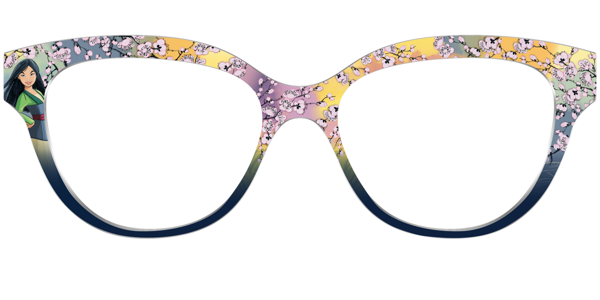 Mulan's Plum Blossoms - Front Top Image - Pair Eyewear