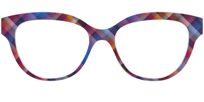 The Ombre Plaid - Front Top Thumbnail - Pair Eyewear
