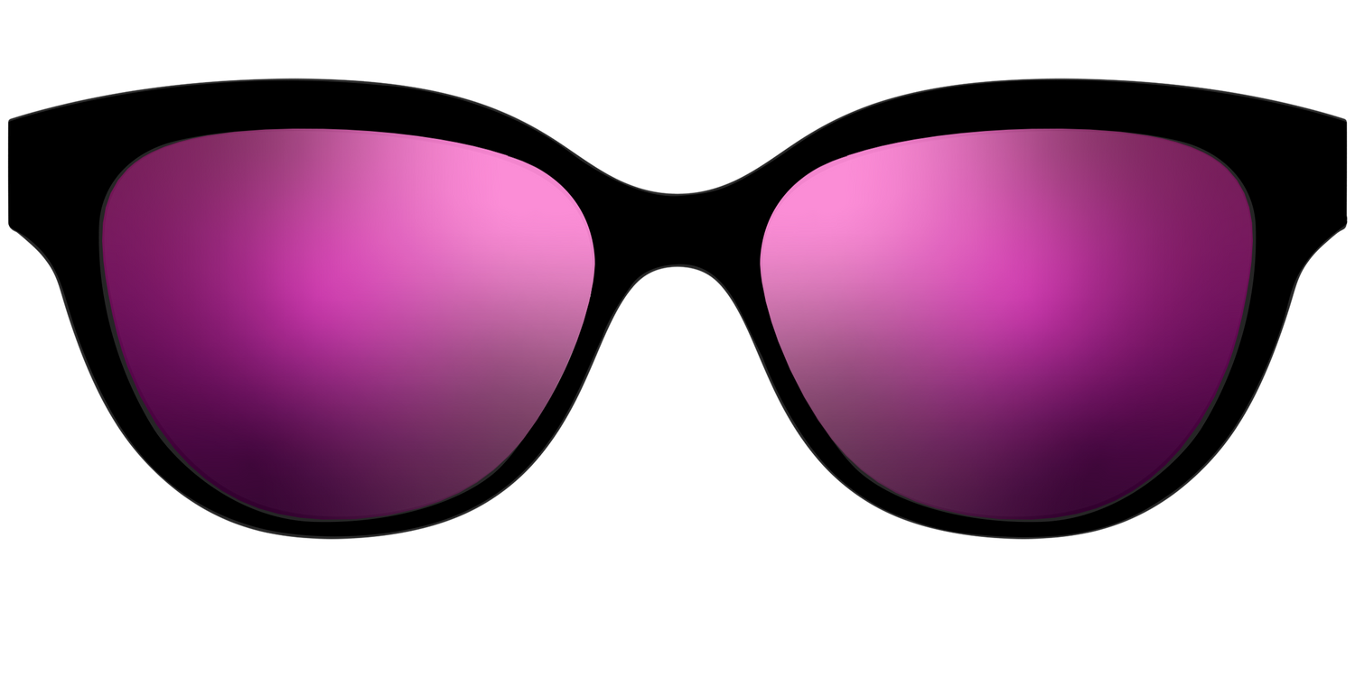 The Polarized Pink Reflective Sun Top - Front Top Image - Pair Eyewear