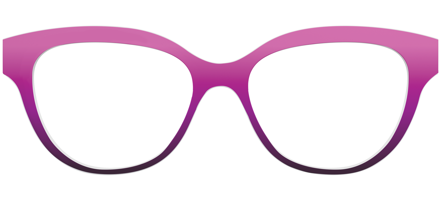 The Pink to Plum Gradient - Front Top Image - Pair Eyewear