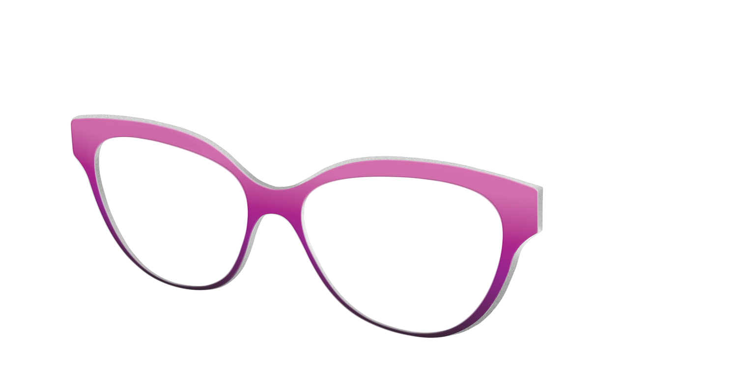 The Pink to Plum Gradient - Angle Top Image - Pair Eyewear