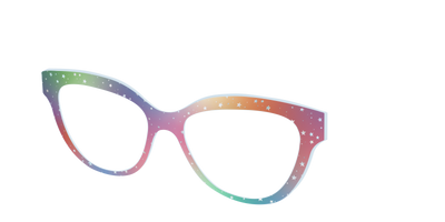 The Rainbow Holographic Celestial - Angle Top Thumbnail - Pair Eyewear