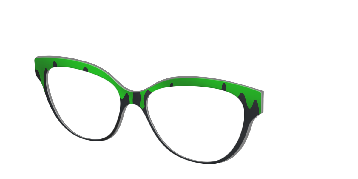 The Reflective Slime - Angle Top Image - Pair Eyewear