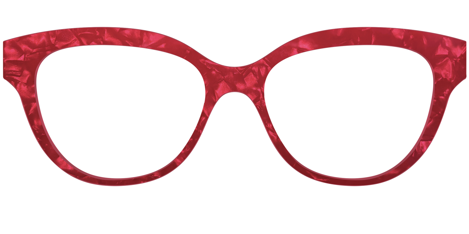 The Ruby Pearl Marble - Front Top Image - Pair Eyewear