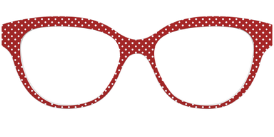 The Ruby Pin Dot - Front Top Thumbnail - Pair Eyewear