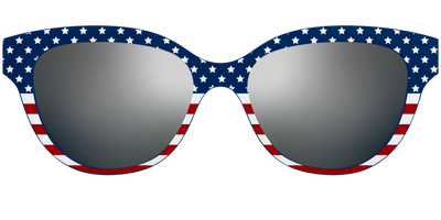 The Polarized Stars & Stripes Sun Top - Front Top Thumbnail - Pair Eyewear