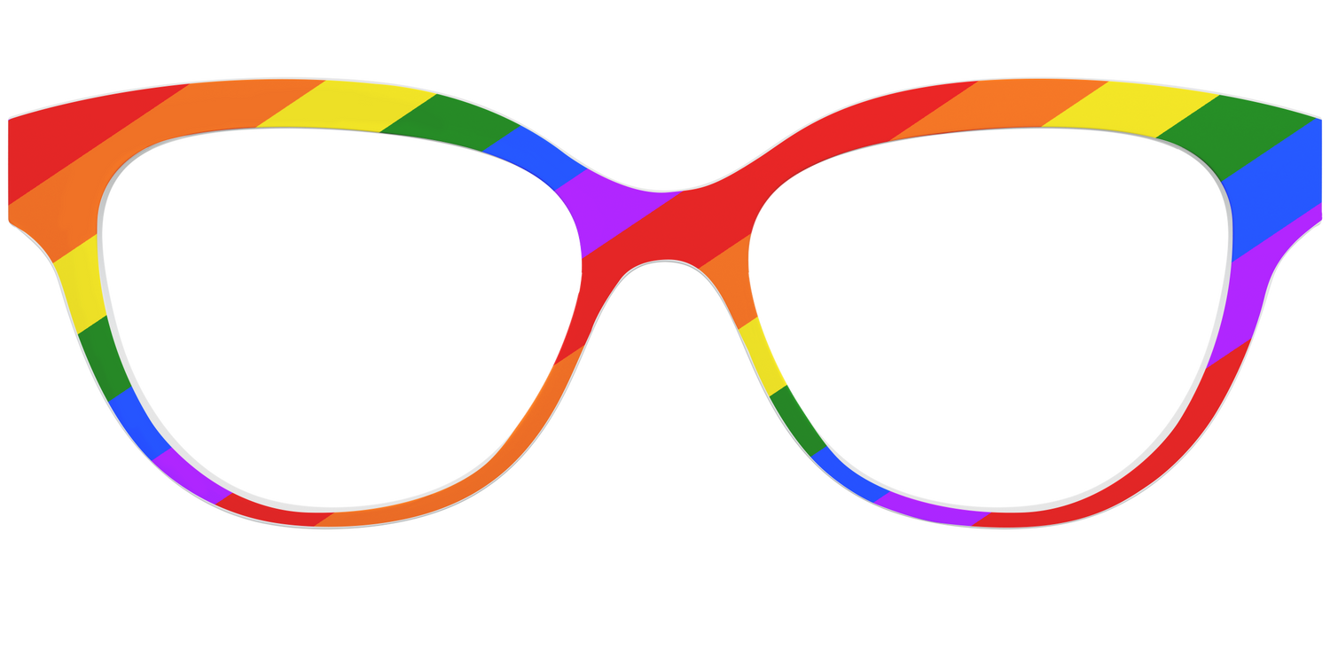 The Traditional Pride Flag - Front Top Image - Pair Eyewear