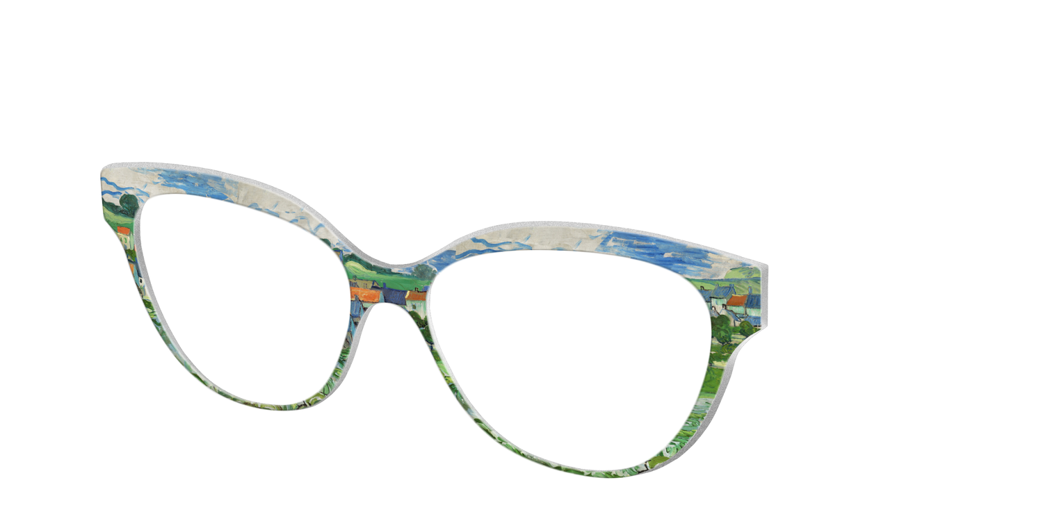 The View of Auvers-Sur-Oise - Angle Top Image - Pair Eyewear