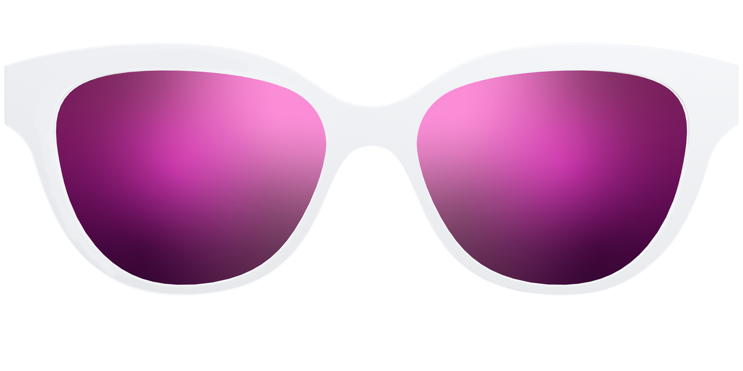 The Polarized White Sun Top - Front Top Image - Pair Eyewear