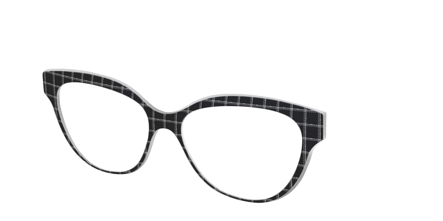 The Windowpane Plaid - Angle Top Image - Pair Eyewear