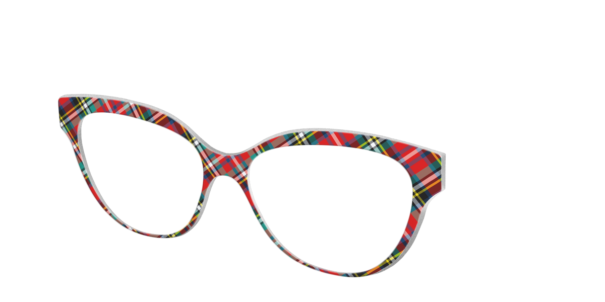 The Winter Plaid - Angle Top Image - Pair Eyewear