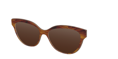 The Polarized Woodgrain Sun Top - Angle Top Thumbnail - Pair Eyewear