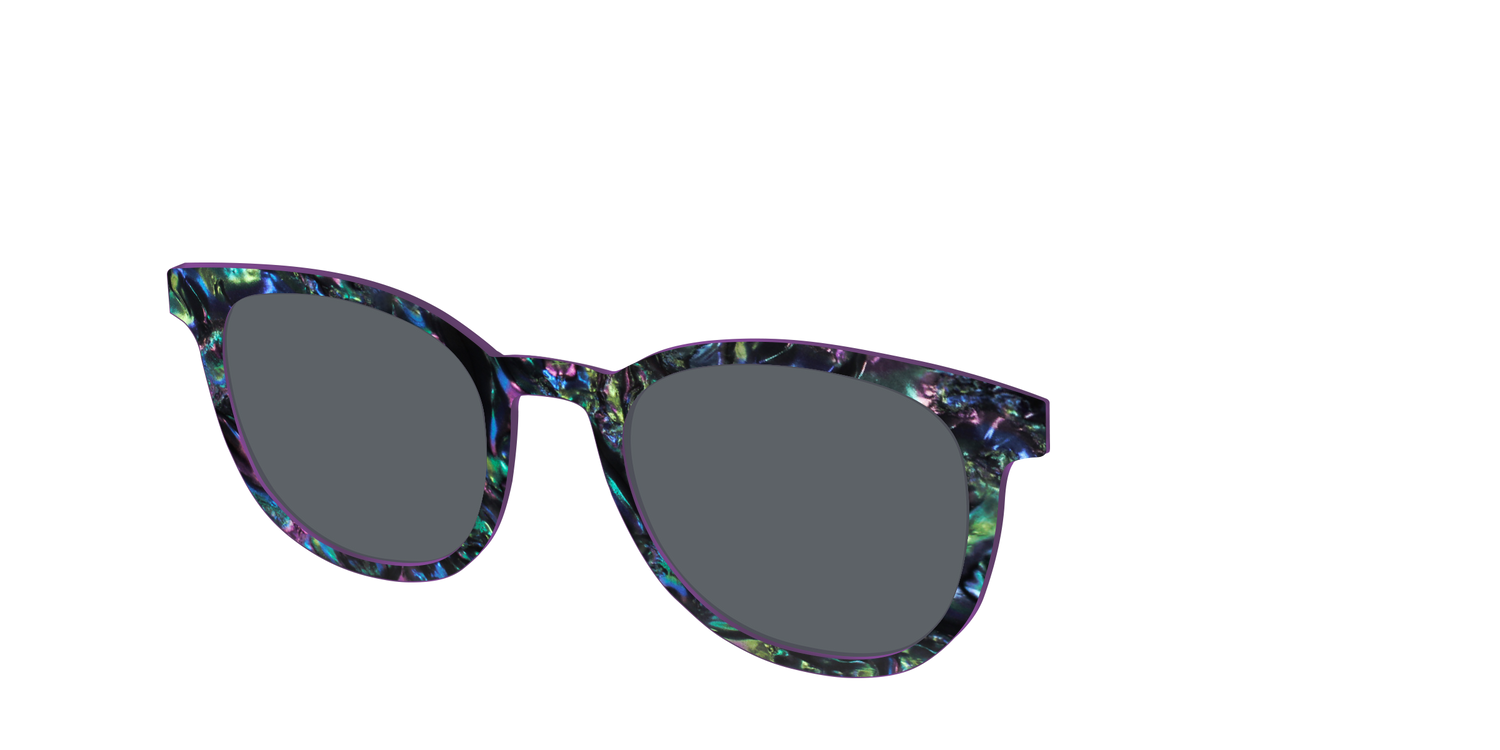 The Polarized Abalone Sun Top - Angle Top Image - Pair Eyewear