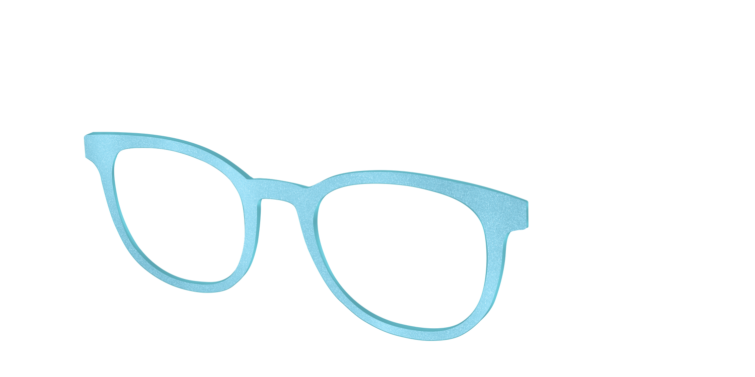 The Aqua Shimmer - Angle Top Image - Pair Eyewear