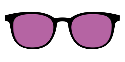 The Black with Violet Golf lens - Front Top Thumbnail - Pair Eyewear