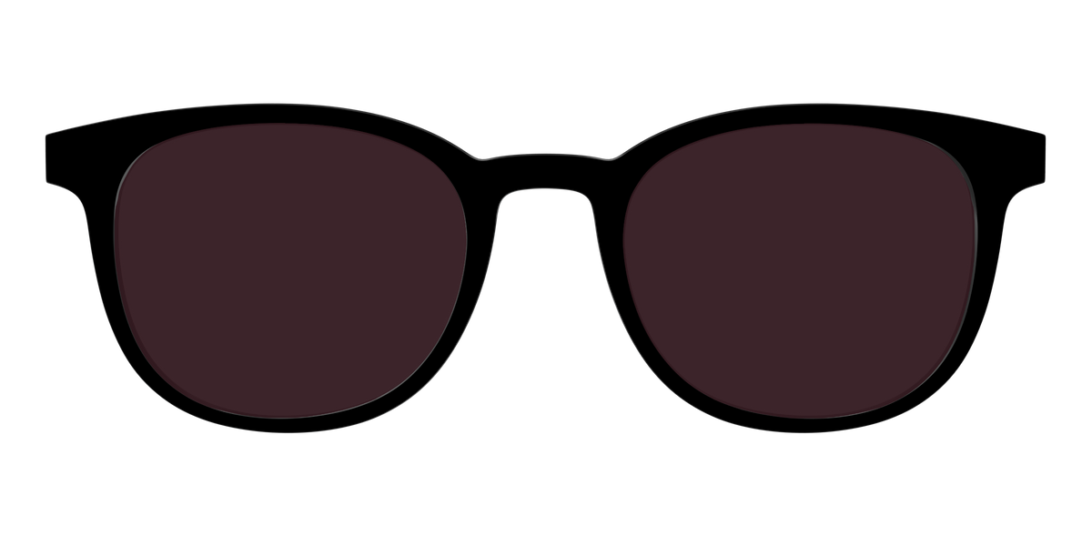 The Black with Water lens - Front Top Image - Pair Eyewear