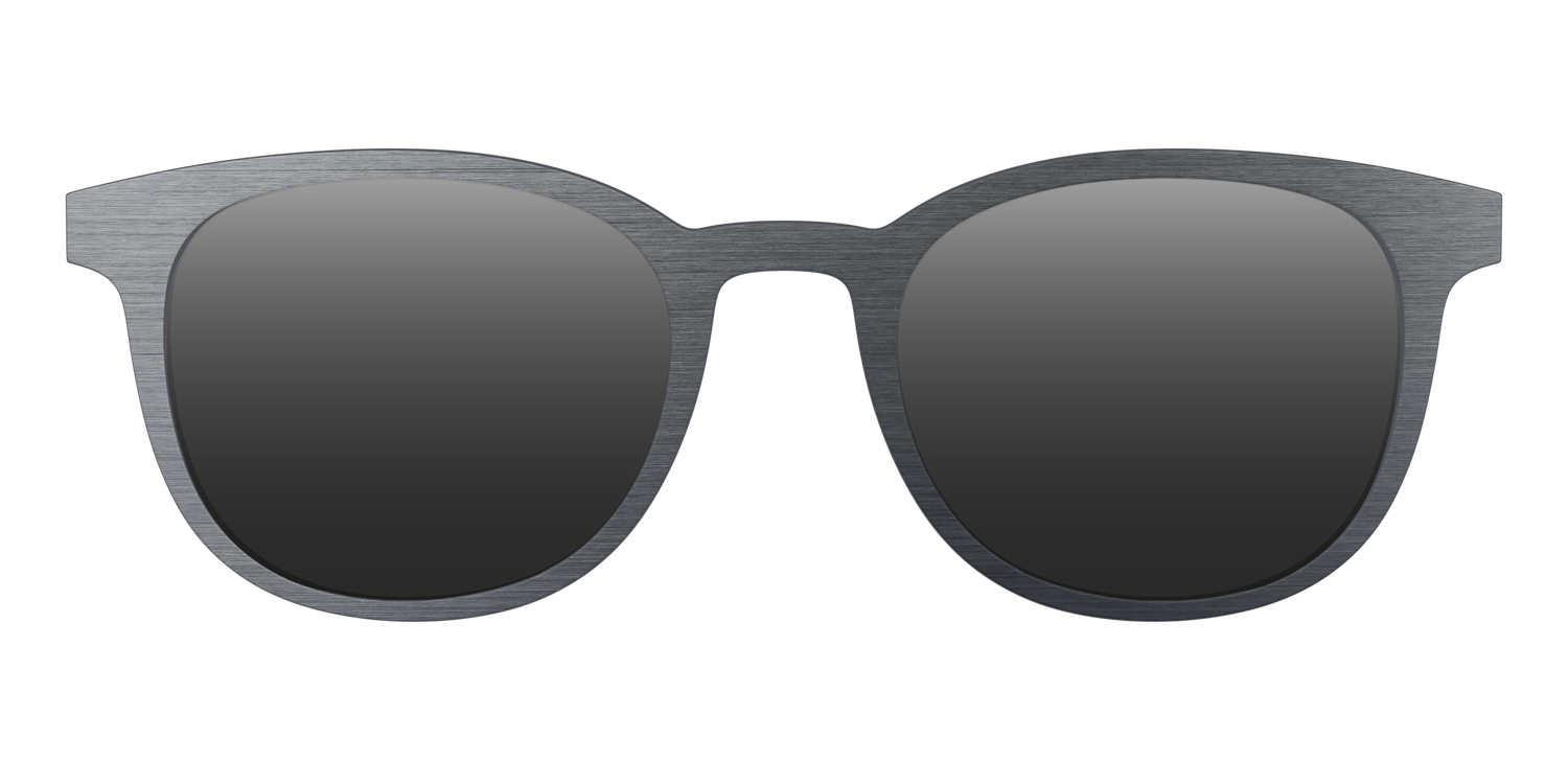 The Polarized Brushed Nickel Sun Top - Front Top Image - Pair Eyewear