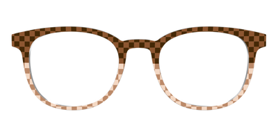 The Cappuccino Check Split - Front Top Thumbnail - Pair Eyewear