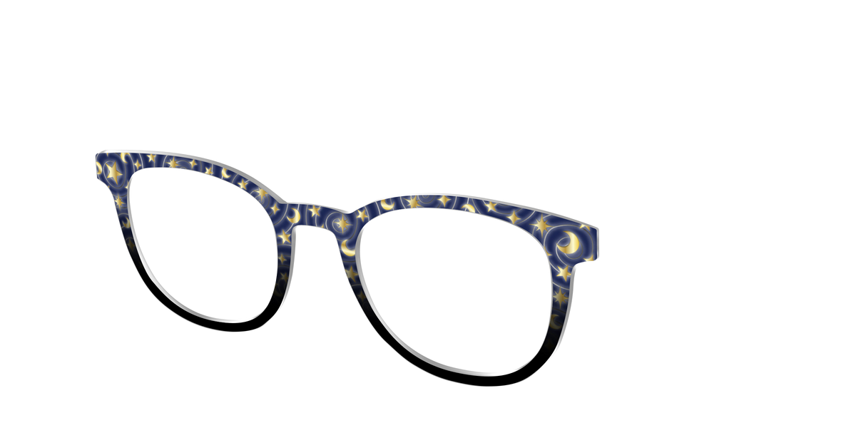 The Celestial Swirls - Angle Top Image - Pair Eyewear
