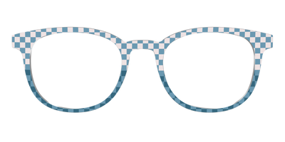 The Cerulean Check Split - Front Top Thumbnail - Pair Eyewear