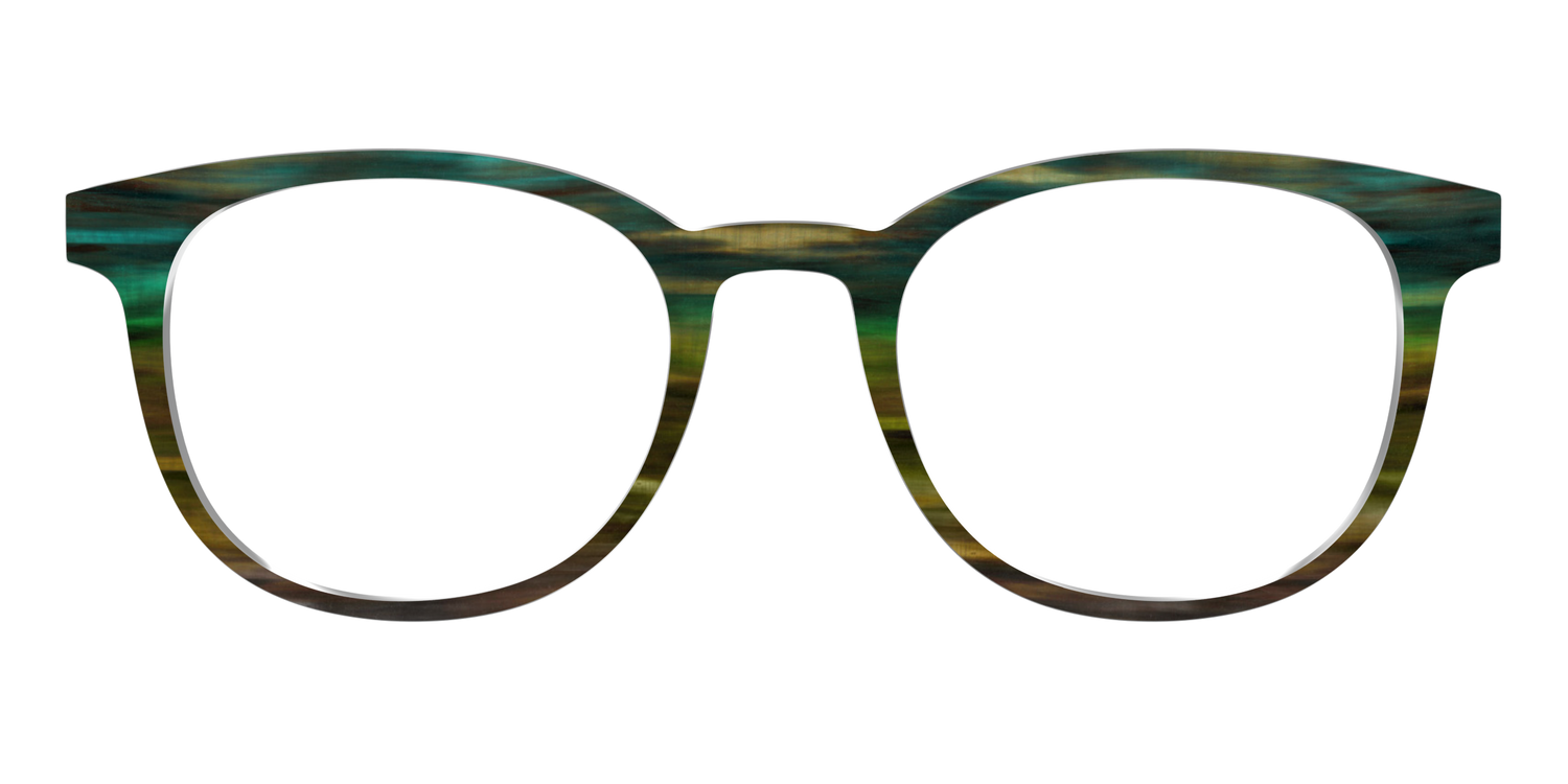 The Emerald Gradient Horn - Front Top Image - Pair Eyewear