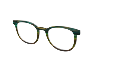 The Emerald Gradient Horn - Angle Top Thumbnail - Pair Eyewear