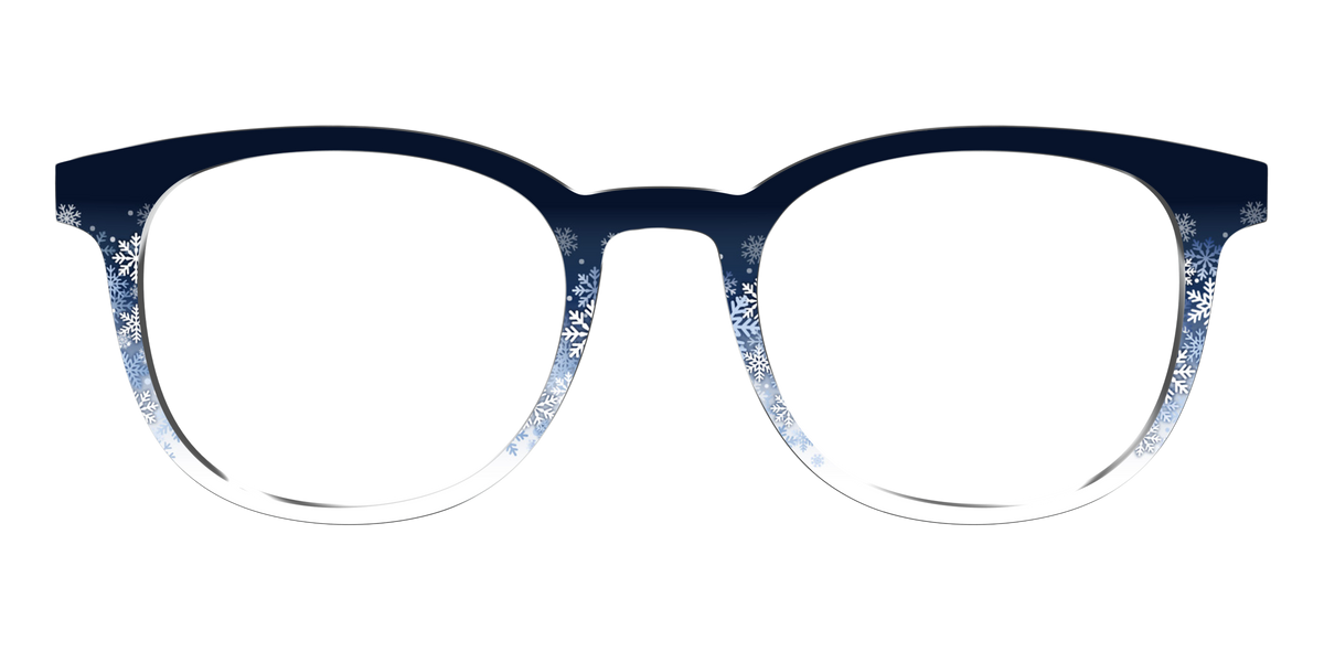 The Frosty Snowflake Split - Front Top Image - Pair Eyewear