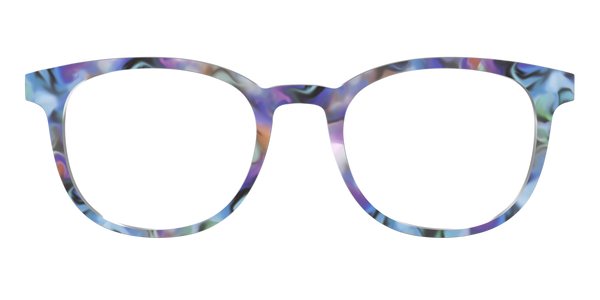 The Reese - Violet Pearlized Gradient Acetate Rose Gold Metal