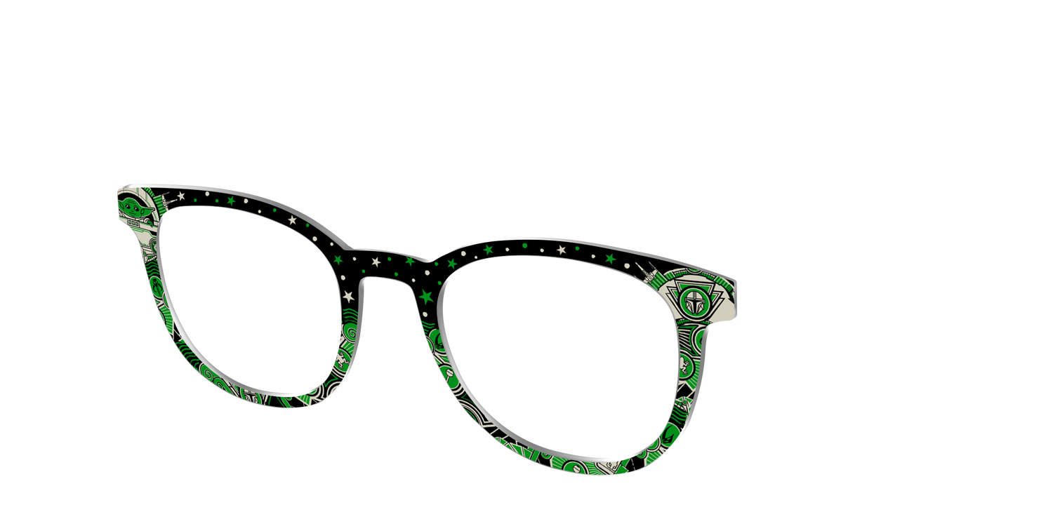 Grogu™ Deco Galaxy - Angle Top Image - Pair Eyewear