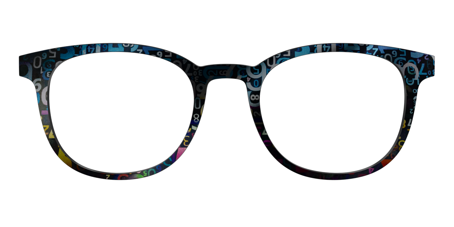 The Holographic Numbers - Front Top Image - Pair Eyewear